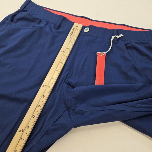Redvanly NWT Pants Mens XXLARGE Kent Pull-on Olympic Blue Golf Golfing Golfer - Picture 6 of 9
